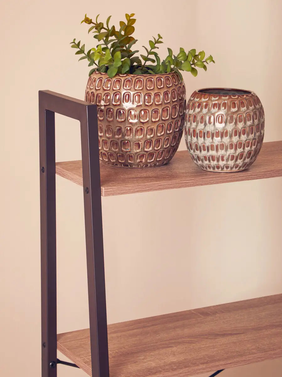 Borello Handcrafted Geometric Ceramic Planter | Small